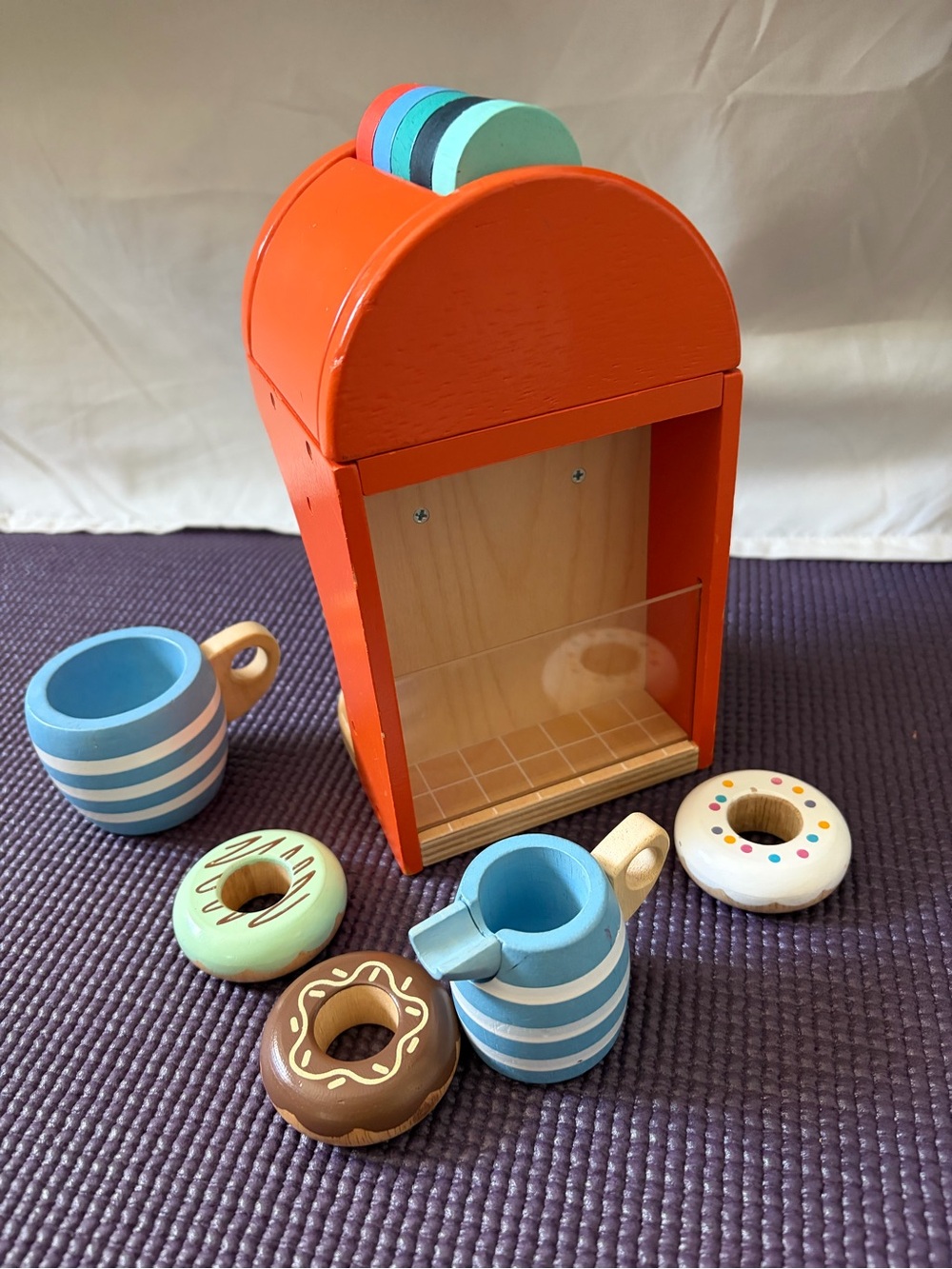 ☕️EUC Toy cappuccino machine - Tender Leaf Toys - wood toy Montessori style play - Picture 3 of 6
